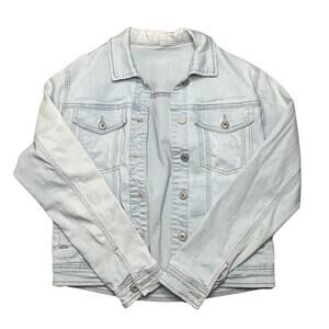 Light wash denim jacket